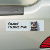 Freakin' Terriers, Man. Bumpersticker (Op auto)