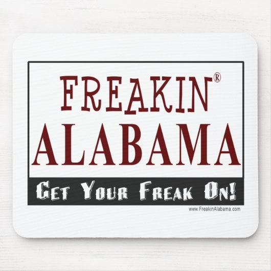 FreakinAlabama.com - tapis de souris (Devant)