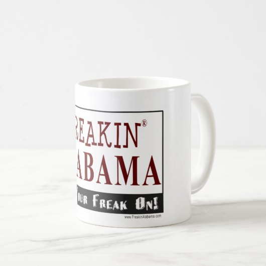FreakinAlabama.com - tasse (Devant droit)