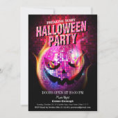 Freaking Enge Jack-O-Lantern Disco Ball Kaart (Voorkant)