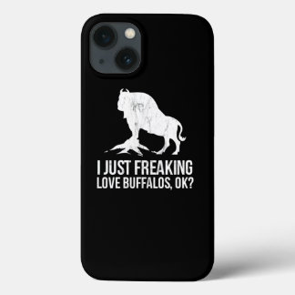 Freaking Love Buffaloes Buffalo Costume Love Bison iPhone 13 Hoesje