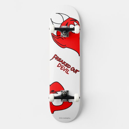 Freaking-out Devil Skateboard (Voorkant)
