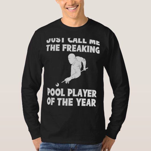 Freaking Pool Speler van het Jaar T-shirt | Hilari (Voorkant)