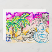 Freaky Art Feestdagenkaart (Voorkant / Achterkant)