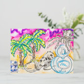 Freaky Art Feestdagenkaart (Staand voorkant)