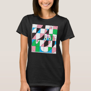 Freaky cat meme meow kat schattige kitten optische t-shirt