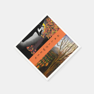 FREAKY FABULOUS HALLOWEEN PAPIERNAPKINS SERVET
