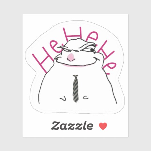 freaky hamster meme sticker (Vel)