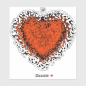 Freaky hart v1 sticker (Vel)