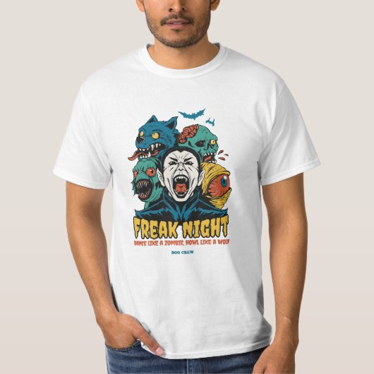 Freaky Horror Night T-shirt (Voorkant)