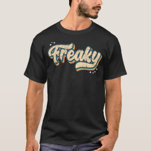 Freaky  look slang a 70s kostuum of 80s Co. T-shirt