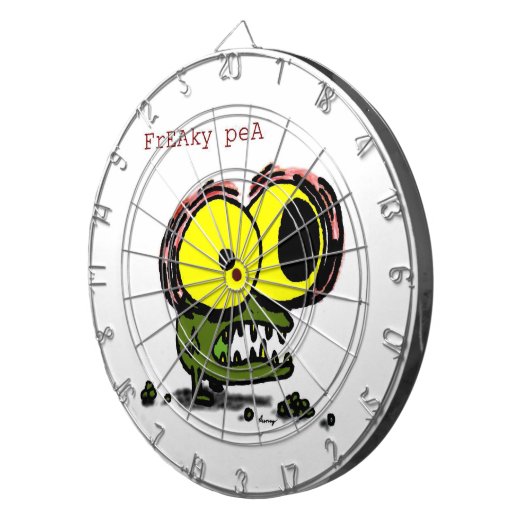 Freaky Pea Dartboard Dartbord (Voorkant Rechts)