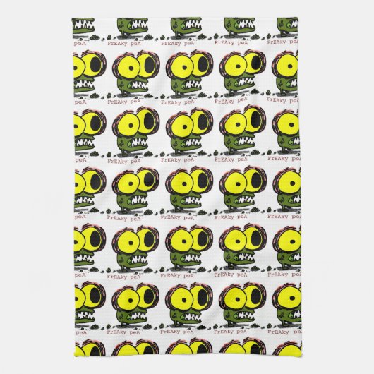 Freaky Pea Kitchen Towel Theedoek (Verticaal)