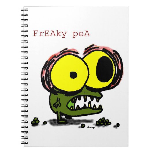 Freaky Pea Notitieboek (Voorkant)