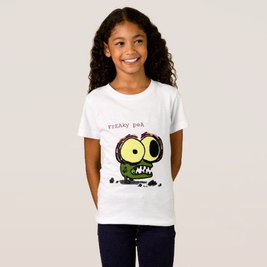 Freaky Pea-Shirten T-shirt (Voorkant volledig)