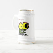 Freaky Pea Stein Bierpul (Voorkant links)