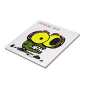 Freaky Pea Tile Tegeltje (Zijkant)
