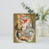 Frears Cat Trade Card #4 (van 6) Briefkaart (Staand voorkant)