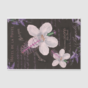  Frech Flowers Ephemera ontkoppeling Tissuepapier