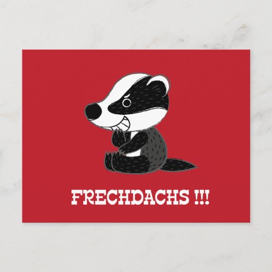 Frechdachs Briefkaart (Voorkant)