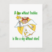 FrecKaderactie Face Angel Briefkaart (Voorkant)