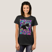 Freckles in Butterflies II - Tuxedo Cat T-shirt (Voorkant volledig)