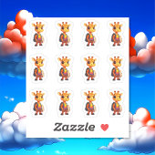 Freckly Friend 12 Sticker Blad