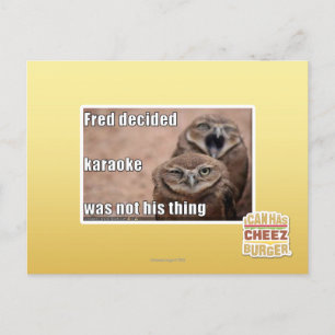 Fred besloot briefkaart