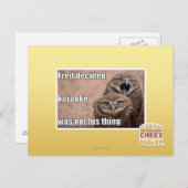 Fred besloot briefkaart (Voorkant / Achterkant)