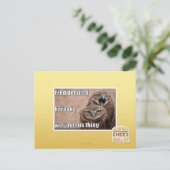 Fred besloot briefkaart (Staand voorkant)