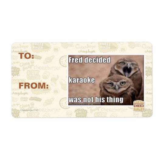 Fred besloot etiket (Voorkant)