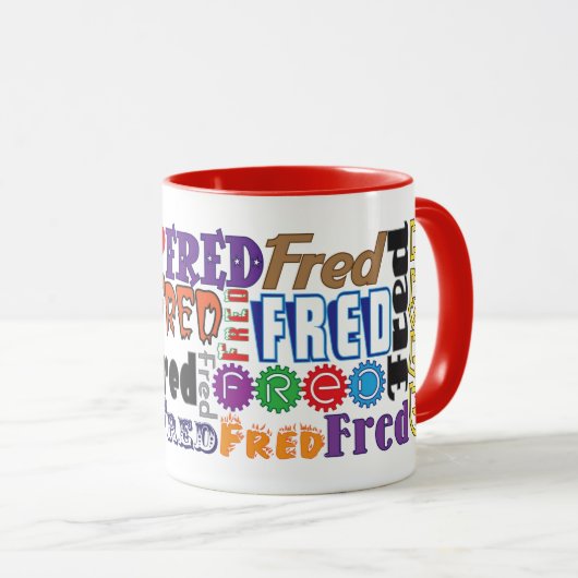 Fred Coffee-Mok Mok (Voorkant rechts)