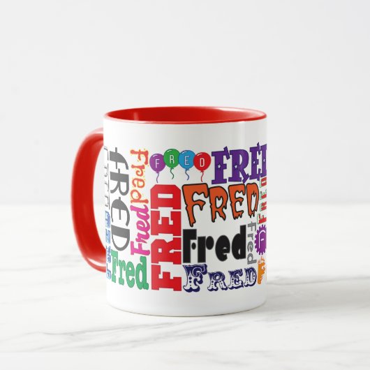 Fred Coffee-Mok Mok (Voorkant links)