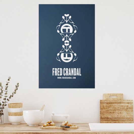 Fred Crandal Officieel Poster (Keuken)