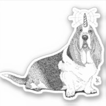 Fred de Bassetcorn Sticker