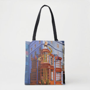 Fred en George bij Weasley's Wizard Wheezes Draagtas