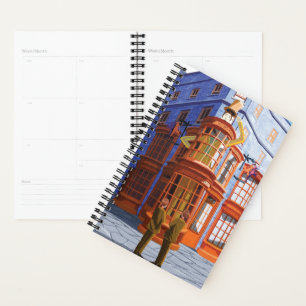 Fred en George bij Weasley's Wizard Wheezes Planner
