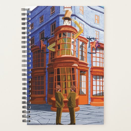 Fred et George à Weasley's Wizard Wheezes (Devant)