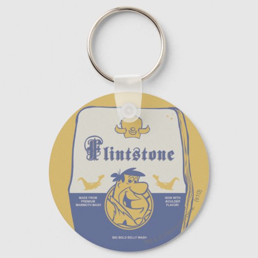 Fred Flintston Big Bold Wash Sleutelhanger (Voorkant)