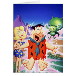 Fred Flintstone onder een schuine streep