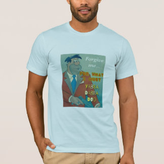 Fred Flintstone T-Shirt Pardonnez-Moi Yabba Dabba 