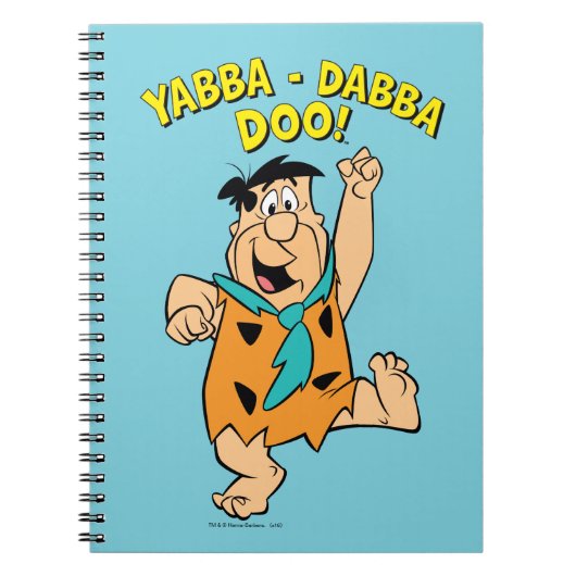 Fred Flintstone Yabba-Dabba Doo! Notitieboek (Voorkant)