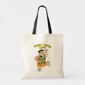 Fred Flintstone Yabba-Dabba Doo! Tote Bag (Voorkant)