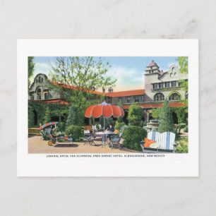 Fred Harvey Hotel, Albuquerque, New Mexico Briefkaart