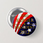 Fred Karger Presidentiële Button 2012 (Voorkant /achterkant)