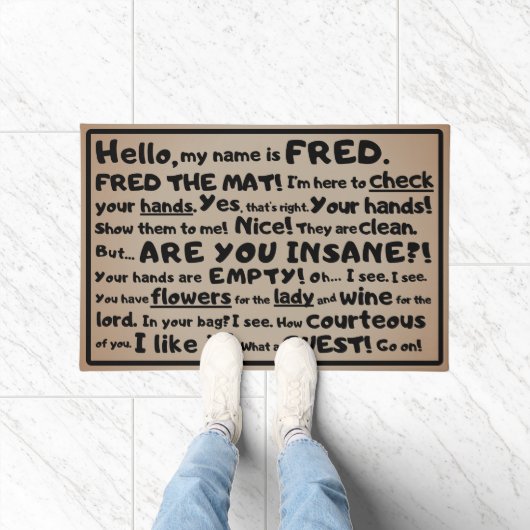 Fred le Tapis – L'inspecteur des invités (Intérieur)