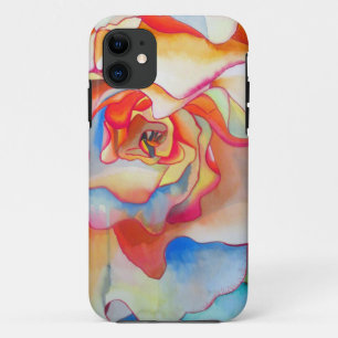 Fred martin begonia waterverf art iPhone 11 hoesje