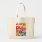 Fred martin begonia waterverf art grote tote bag (Voorkant)