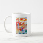 Fred martin begonia waterverf art koffiemok (Links)