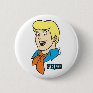 Fred Name Graphic Ronde Button 5,7 Cm